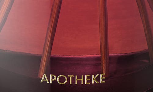 Apotheke Bitter Cherry Reed Diffuser In Red