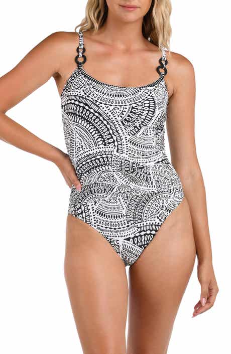 La Blanca Dream Catcher Lingerie Strap One-Piece Swimsuit