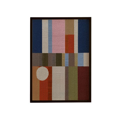 Woven Perspectives No. 07 Geometric Abstract Art Print