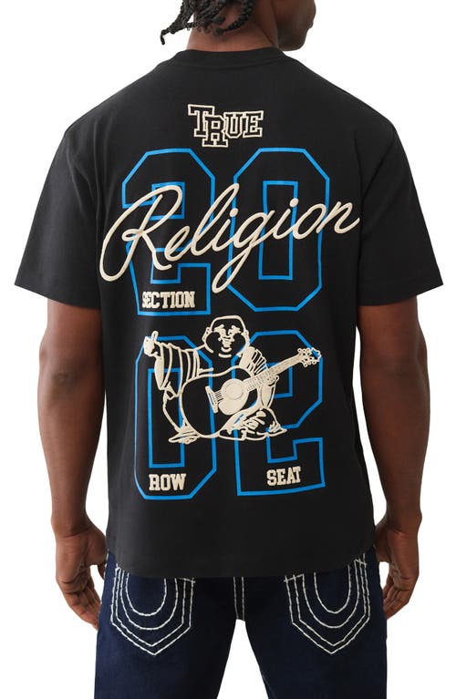 True Religion Uni Graphic T-shirt In Black