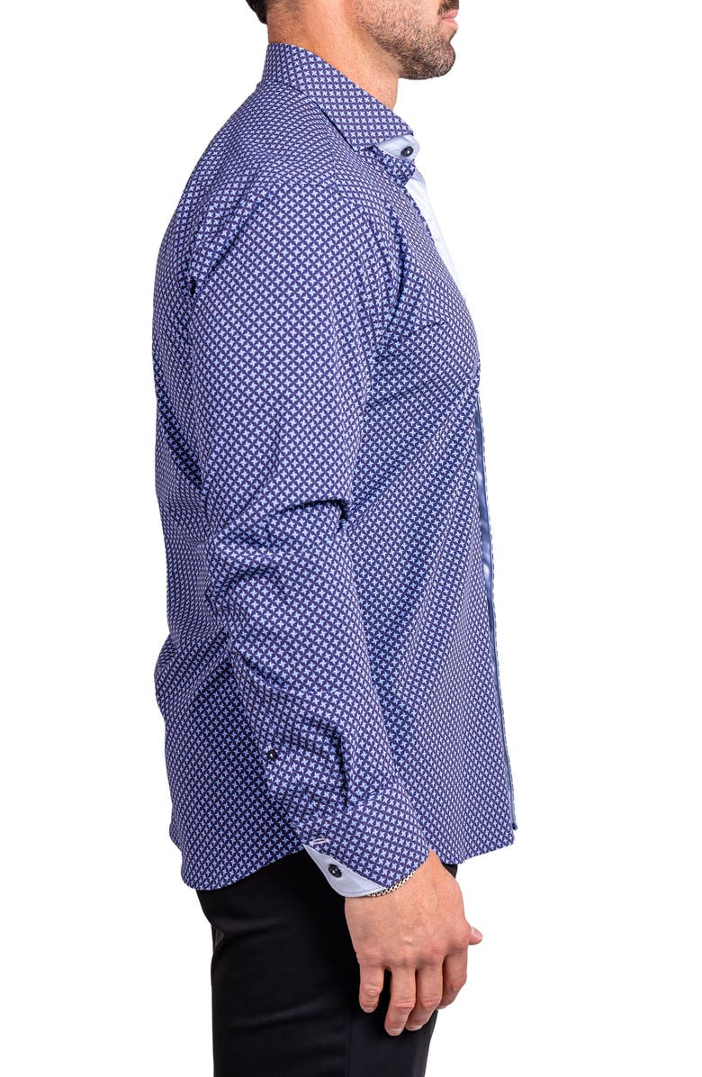 Maceoo Einstein Stretch Ascension Contemporary Fit Button-Up Shirt, Alternate, color,