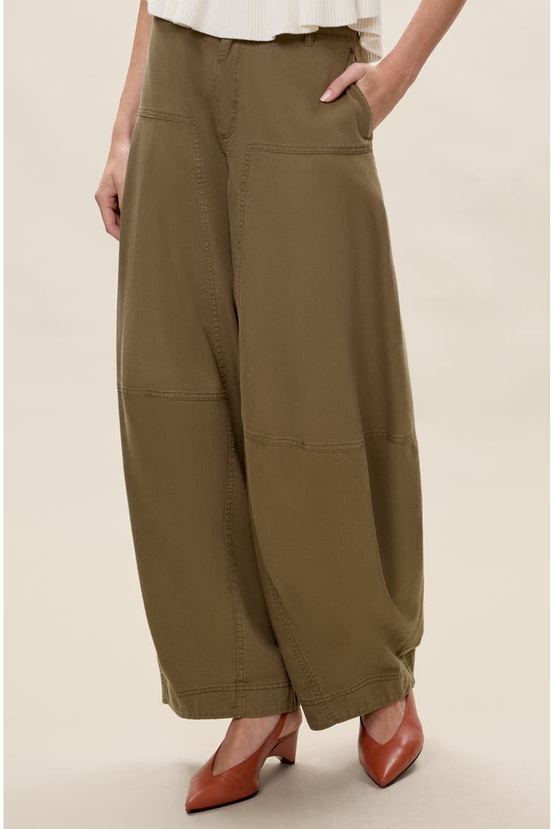 Edith Garment Dyed Jean, Alternate, color, Olive