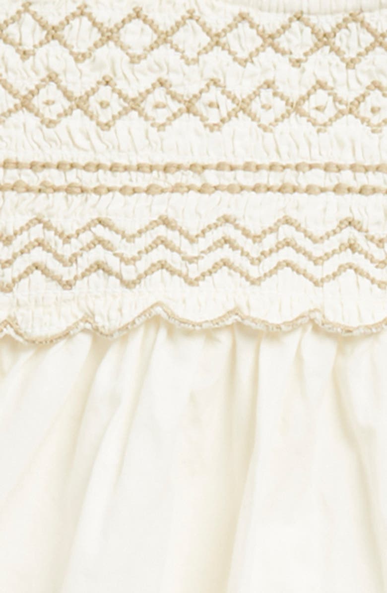 Bonpoint Kids' Embroidered Cotton Poplin Dress, Alternate, color,