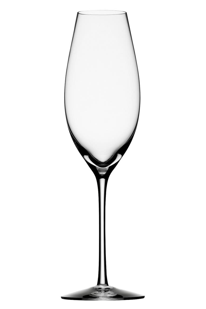 'Difference' Sparkling Champagne Glass, Main, color, CLEAR