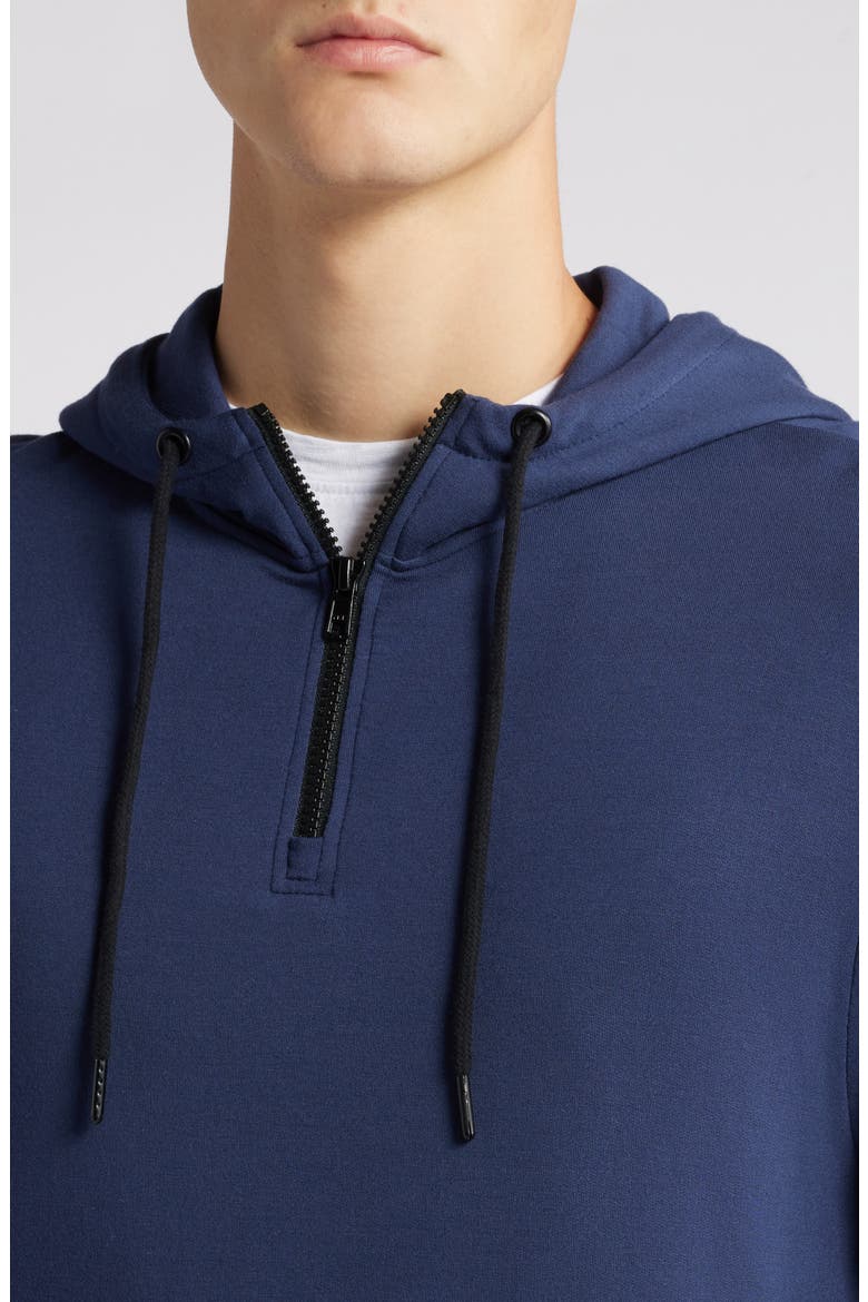 Khris Zip Hoodie, Alternate, color, RAW DENIM