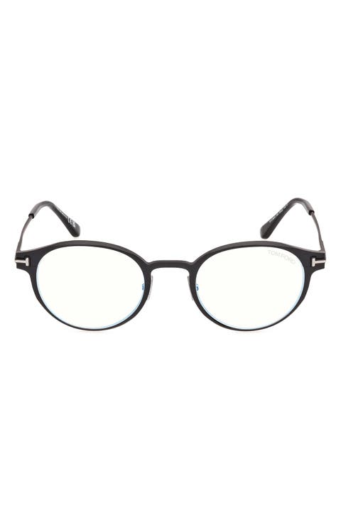 50mm Round Blue Light Blocking Glasses