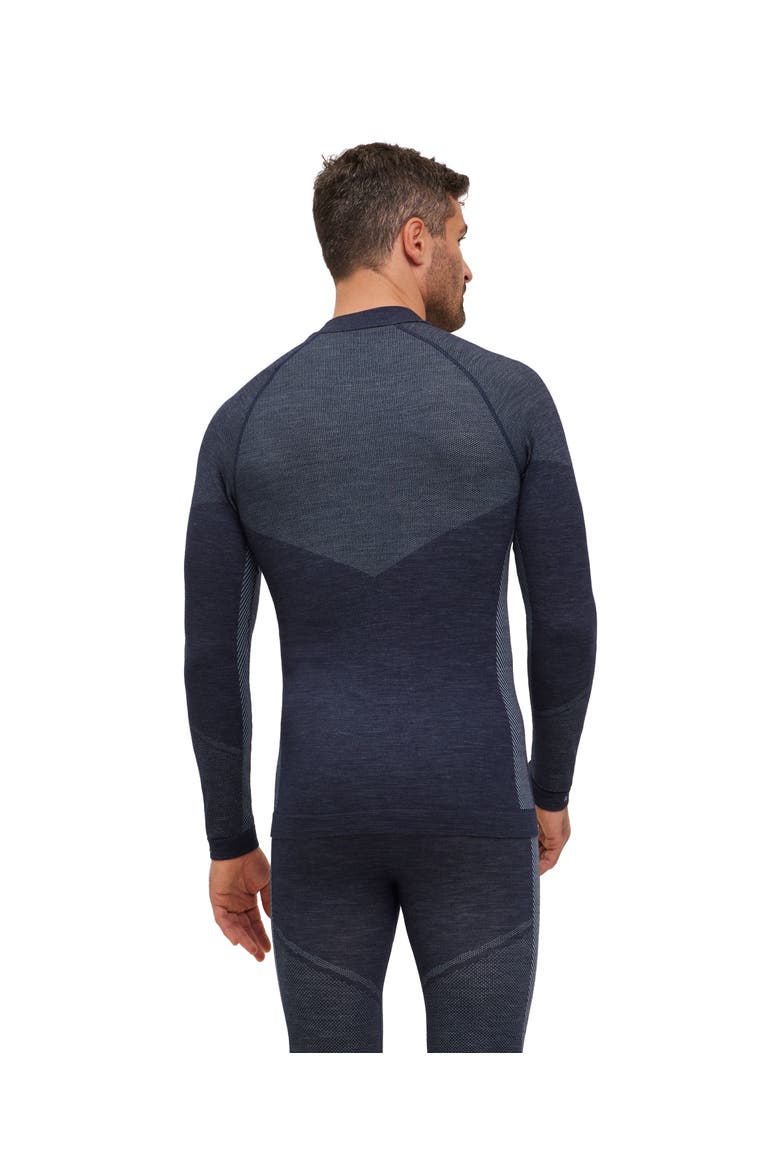Wool Tech Trend Base Layer Top, Alternate, color, Space Blue
