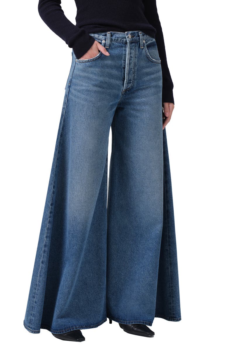 Citizens of Humanity Amari Ultrahigh Waist Wide Leg Jeans, Main, color, 