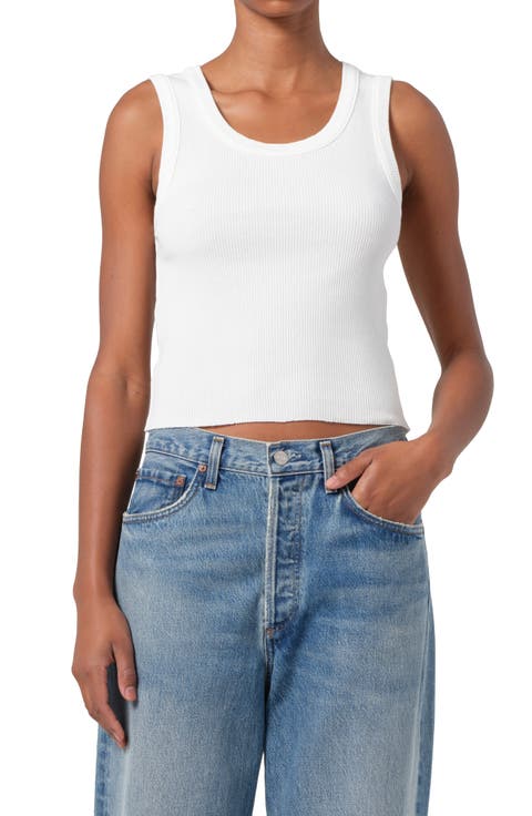 Poppy Shrunken Rib Tank