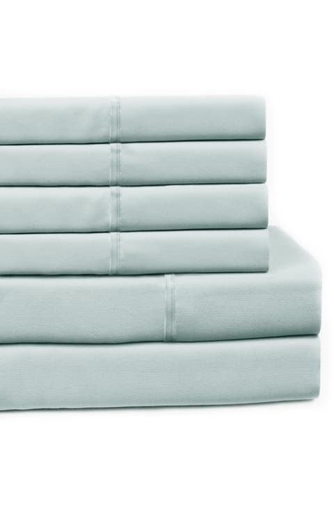 Pleat Detail 400 Thread Count Sheet Set with Bonus Pillowcases