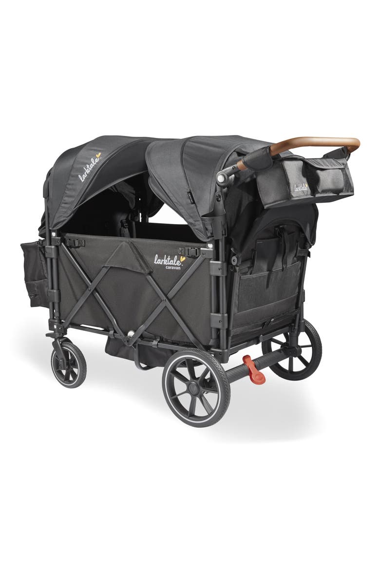 caravan Quad Stroller Wagon, Alternate, color, BYRON BLACK