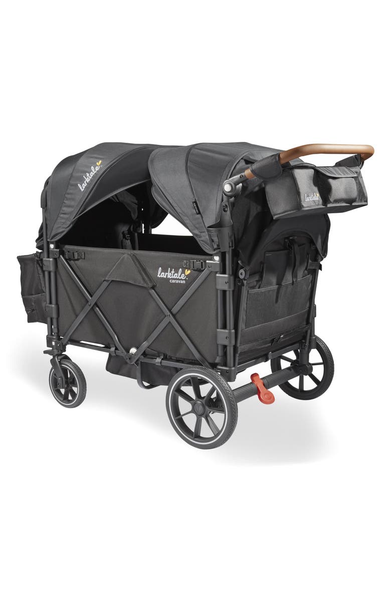 Larktale caravan Quad Stroller Wagon, Alternate, color, Byron Black