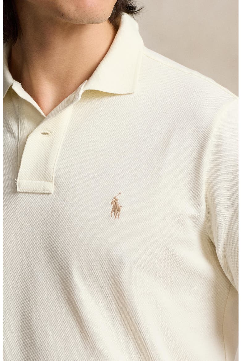Cotton Polo, Alternate, color, PARCHMENT CREAM/ C8634
