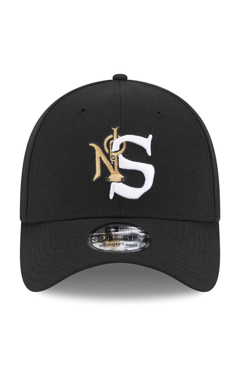 New Era Men's New Era Black New Orleans Saints City Originals 39THIRTY Flex Hat, Alternate, color, 