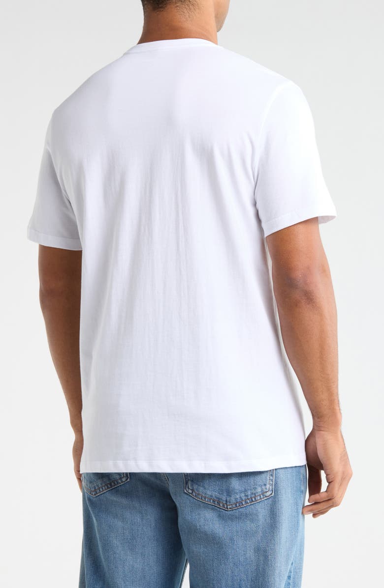 Calvin Klein Standard Logo Cotton Crewneck T-Shirt, Alternate, color, Brilliant White