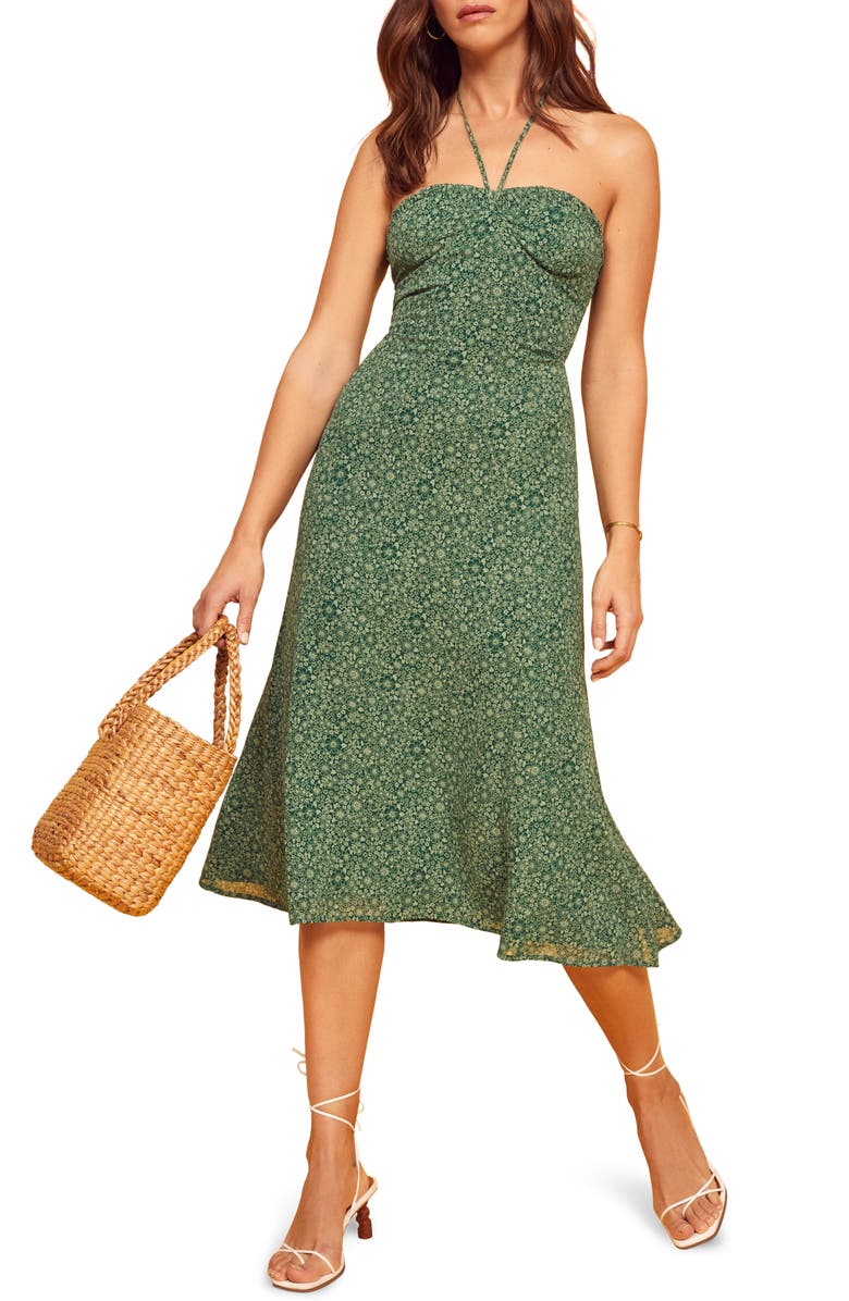 Reformation Harley Convertible Midi Dress, Main, color, 