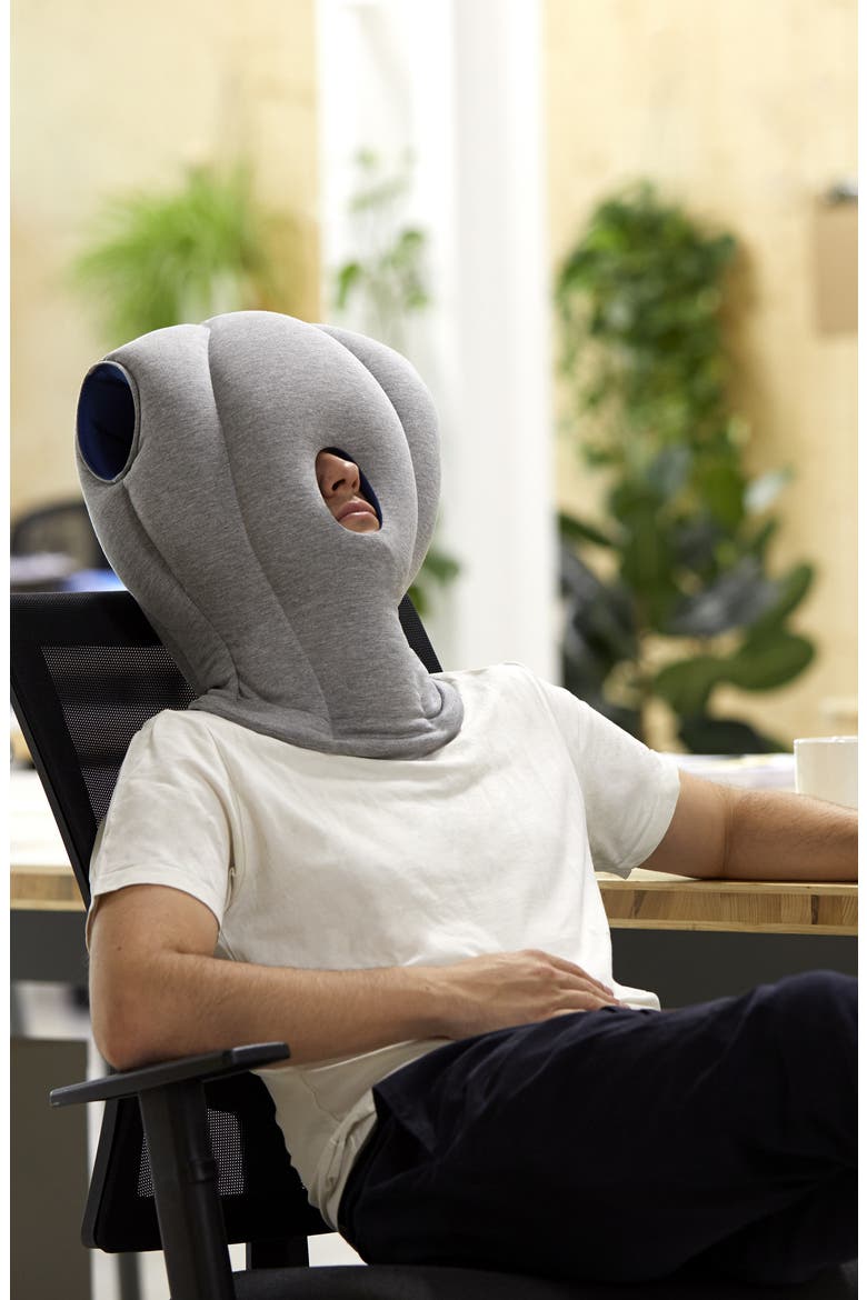 OSTRICHPILLOW® Original Napping Pillow, Alternate, color, SLEEPY BLUE