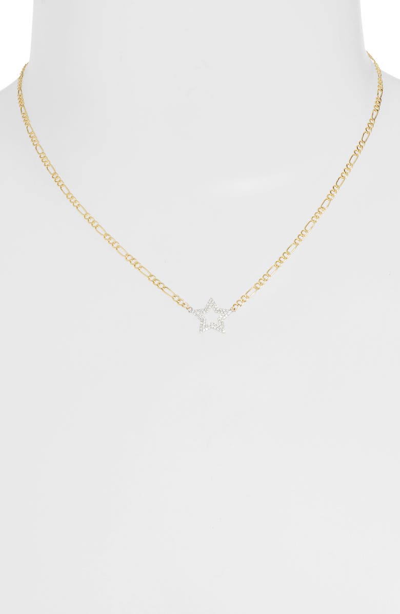 Meira T Diamond Star Necklace, Alternate, color,