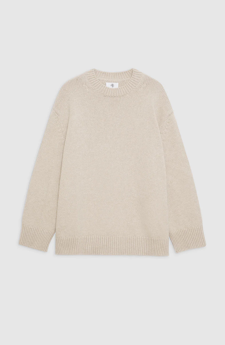 ANINE BING Rosie Sweater, Alternate, color, Oatmeal