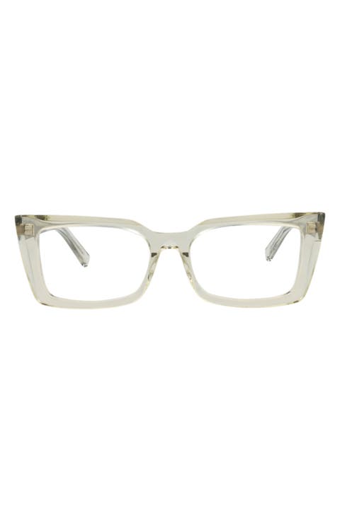 54mm Photochromic Square Cat Eye Optical Glasses
