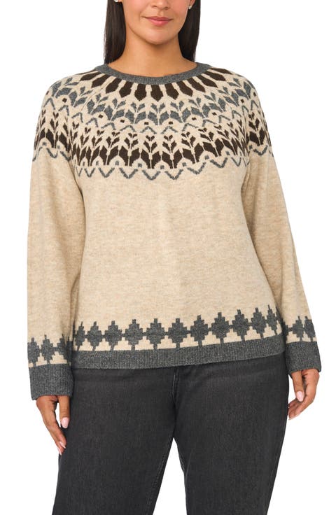 Fair Isle Crewneck Sweater