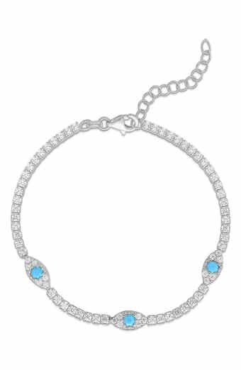 SPHERA MILANO CZ Evil Eye Tennis Bracelet