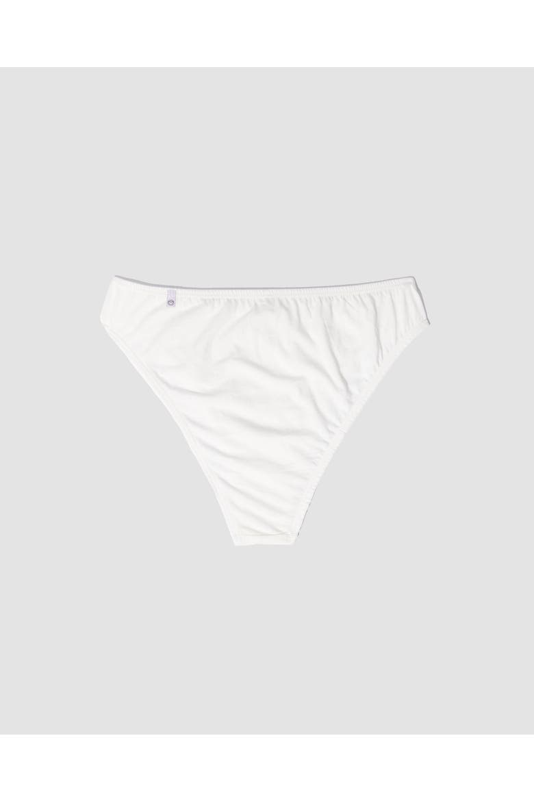 Organic Cotton Mid-rise French Cut, Alternate, color, Chalk