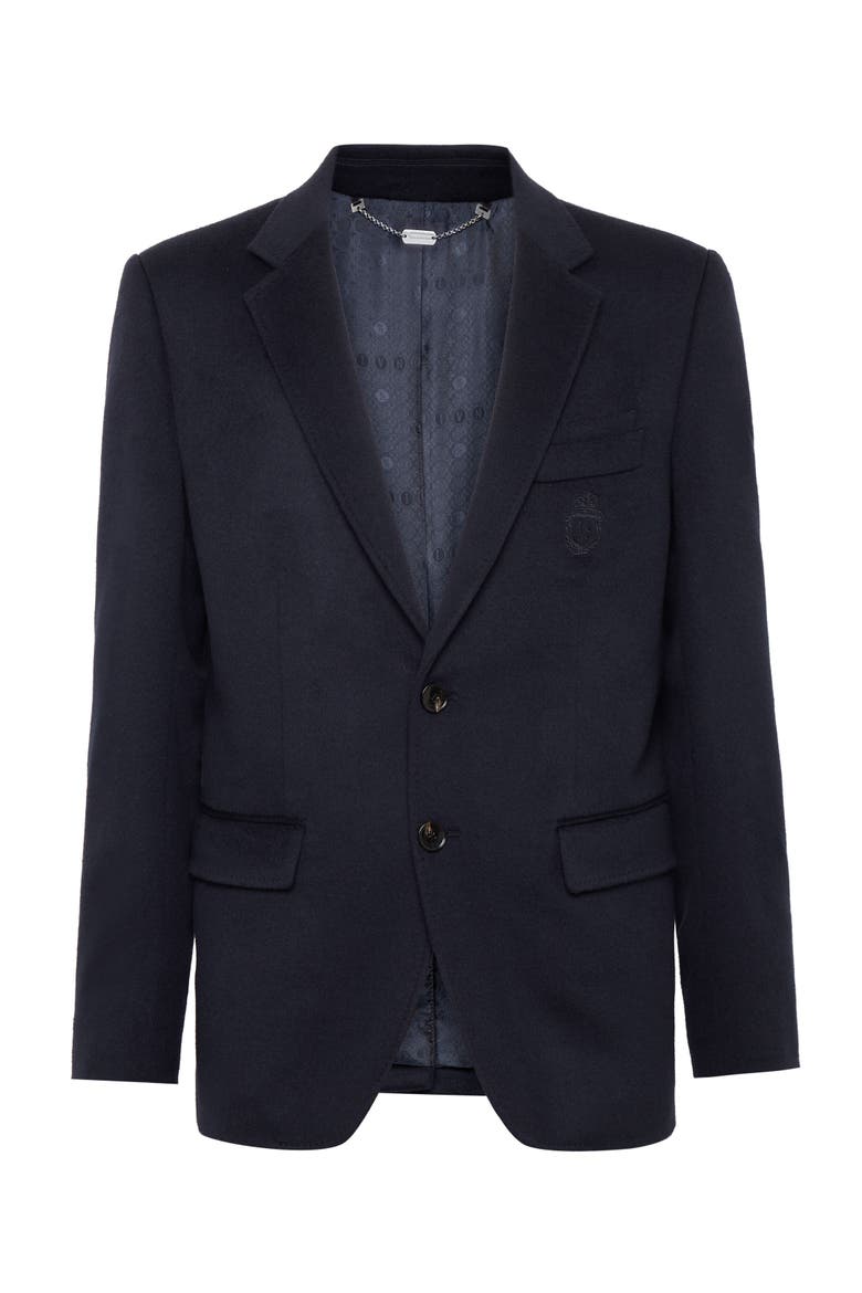 Blazer Silk Men, Main, color, darkblue
