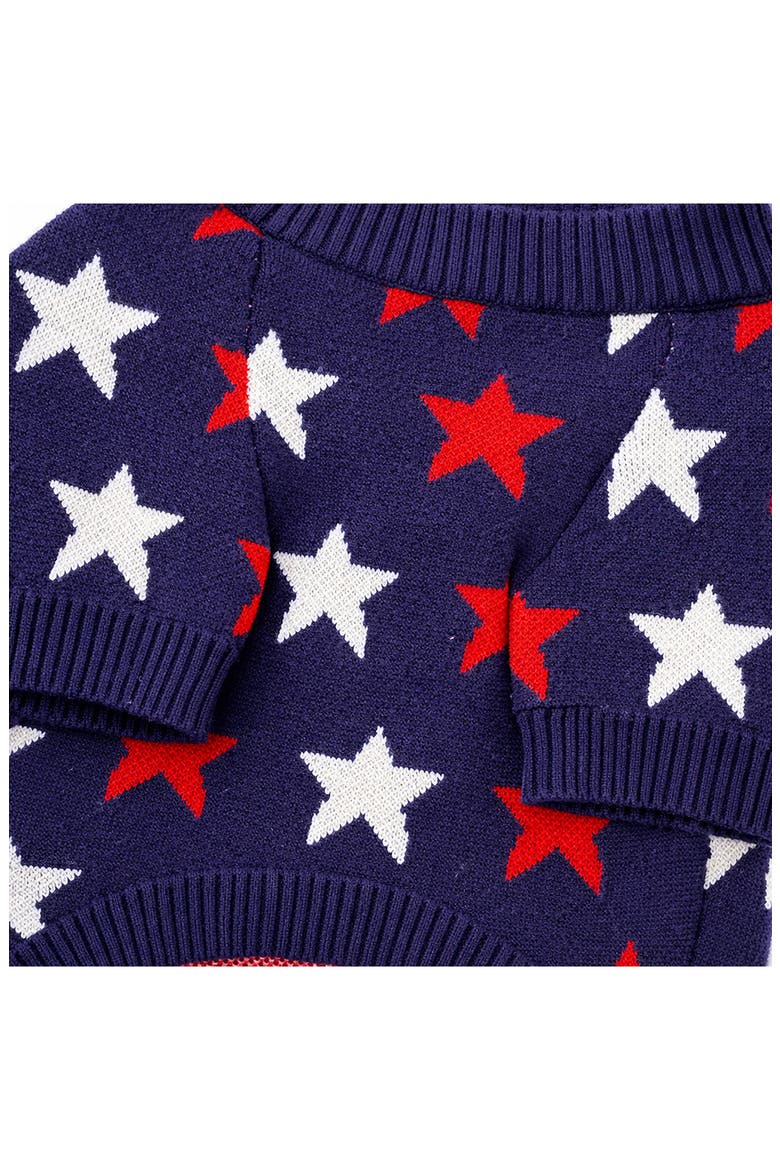 Star Pet Sweater, Alternate, color, BLUE