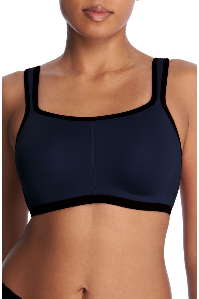 Yogi Convertible Sports Bra, Main, color, MIDNIGHT NAVY/ BLACK
