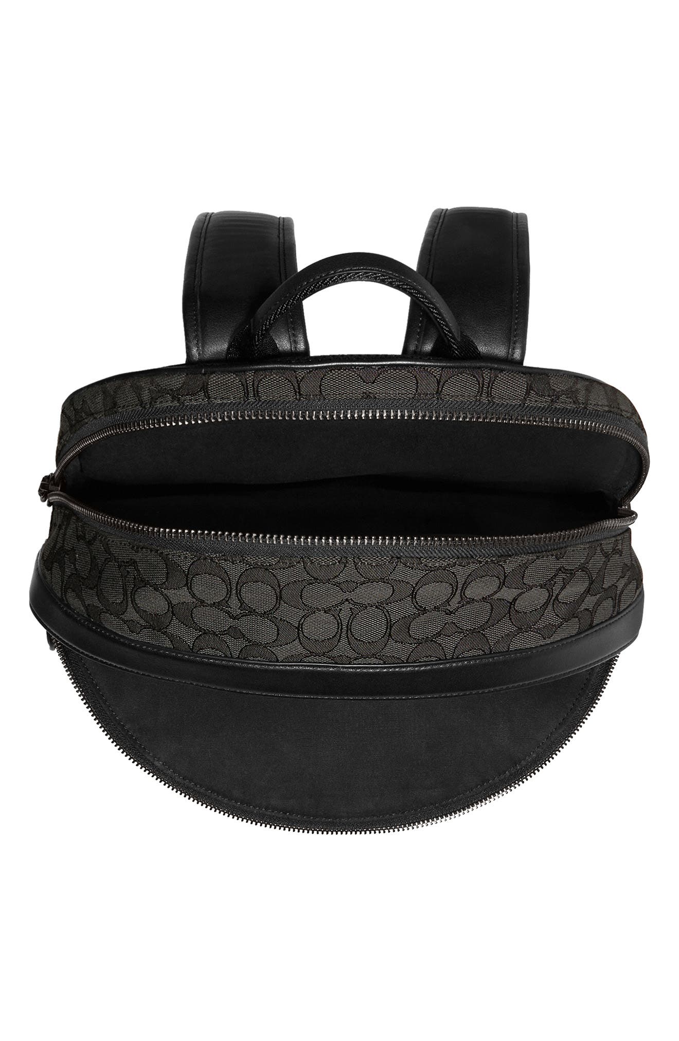 COACH Charter Signature Jacquard Backpack, Alternate, color, 