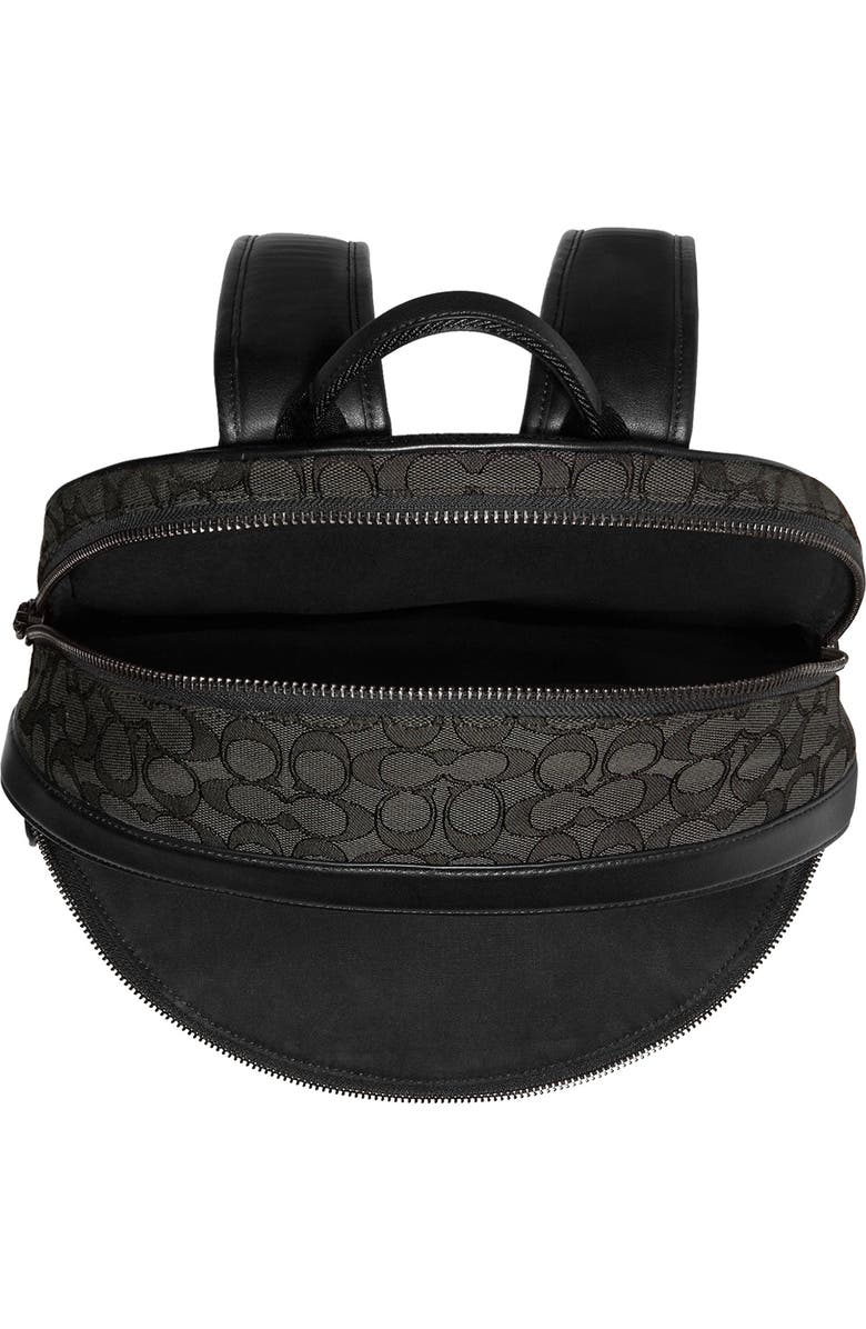 COACH Charter Signature Jacquard Backpack, Alternate, color,