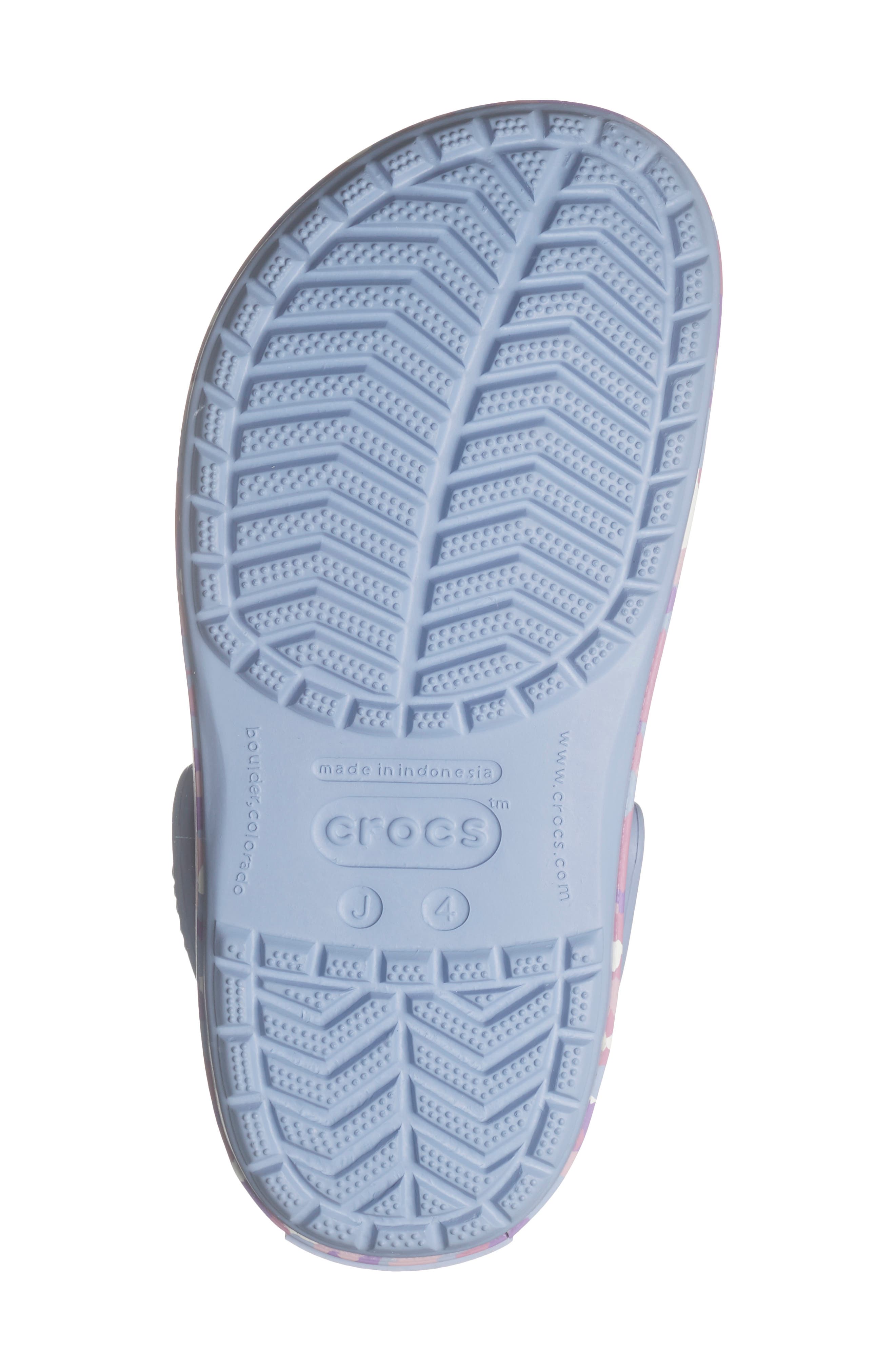 Kids' Glow Confetti Clog, Alternate, color, BLUE HAZE/ MULTI