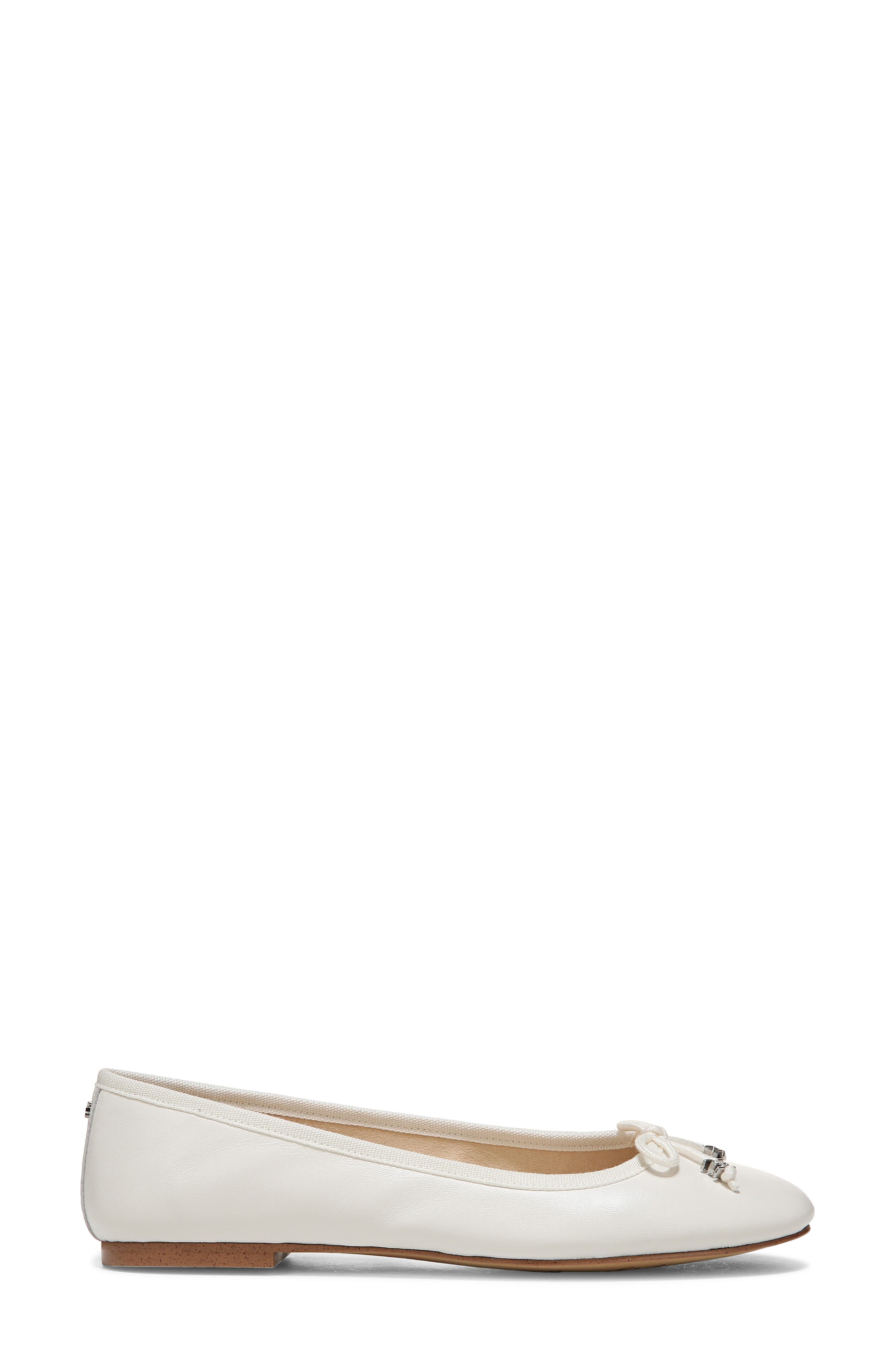Felicia Luxe Flat, Alternate, color, BRIGHT WHITE