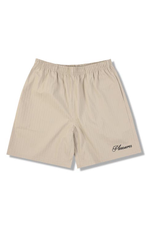 Fortunate Textured Stripe Active Shorts