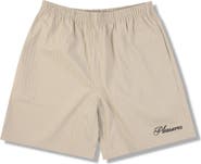 PLEASURES Fortunate Textured Stripe Active Shorts