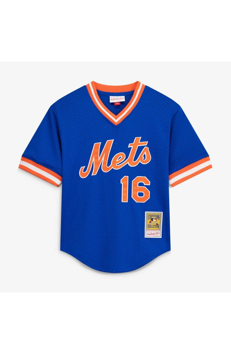 Mitchell & Ness Youth Mitchell & Ness Dwight Gooden Royal New York Mets Mesh Batting Practice Jersey, Alternate, color, Royal
