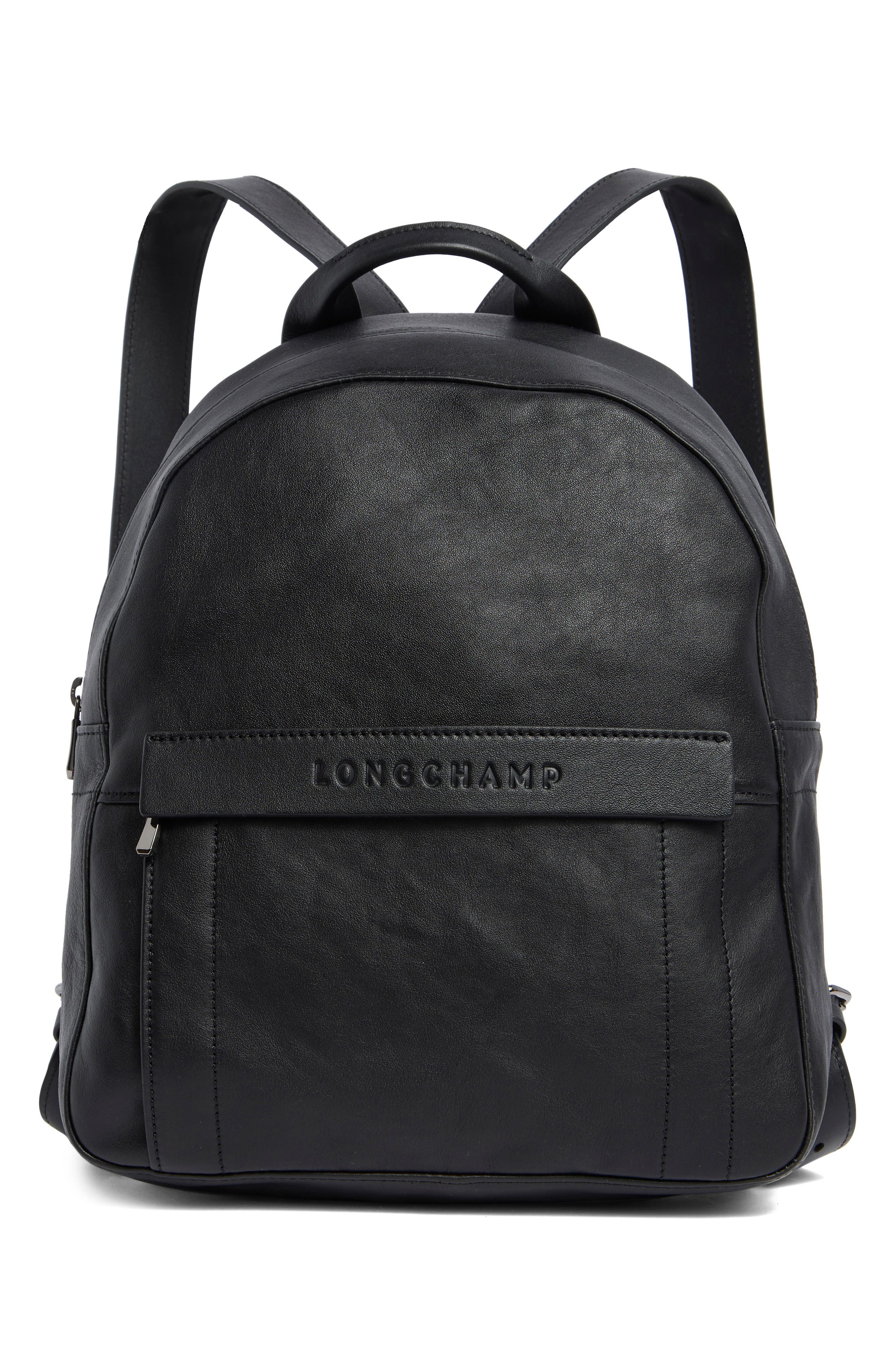 Longchamp Small 3D Leather Backpack
