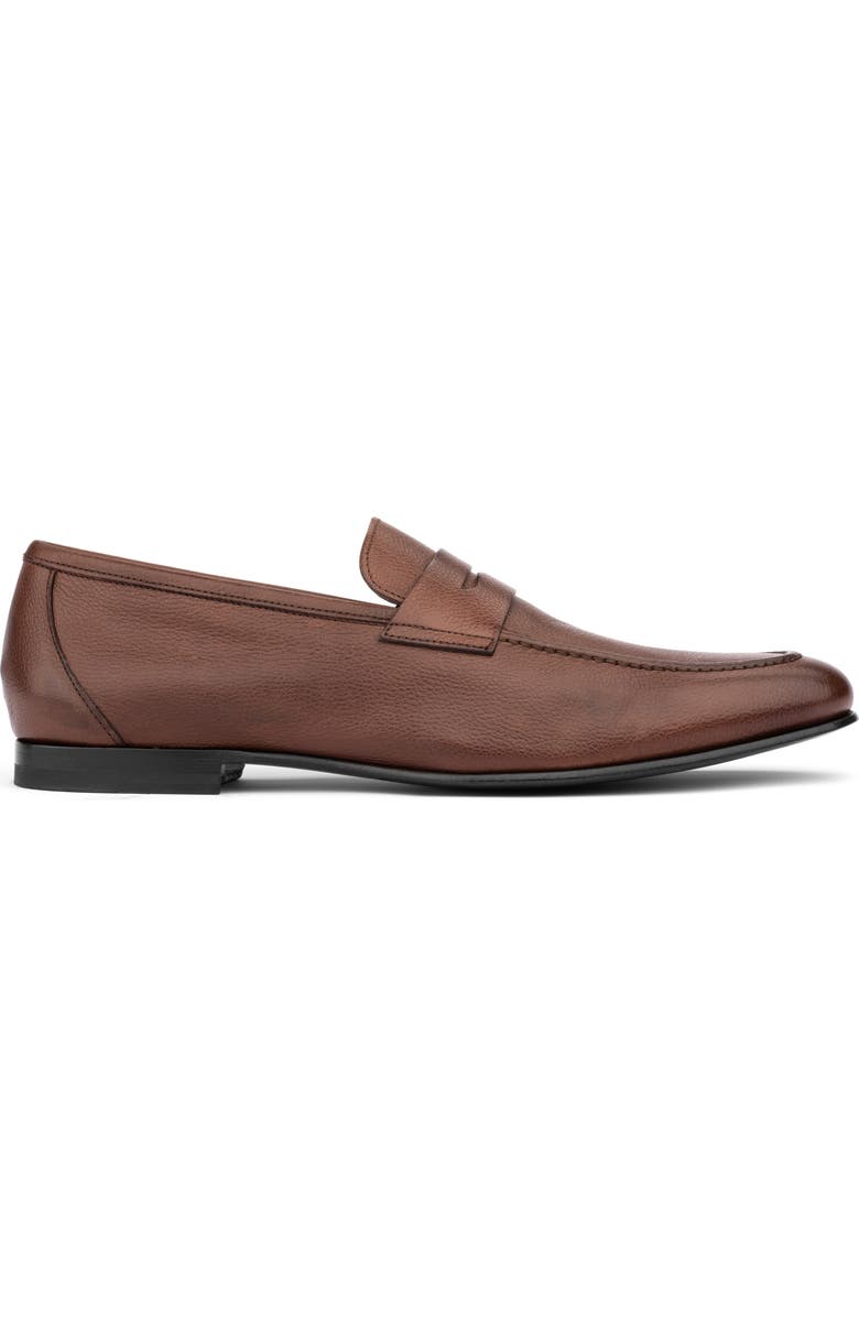 TO BOOT NEW YORK Ravello Penny Loafer, Alternate, color, Medium Brown