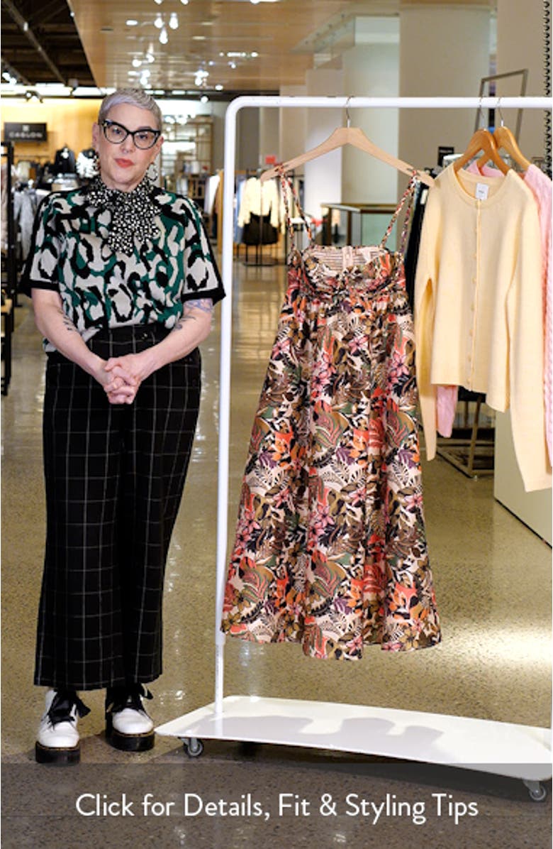 Twist Strap Sleeveless Midi Dress, sales video thumbnail