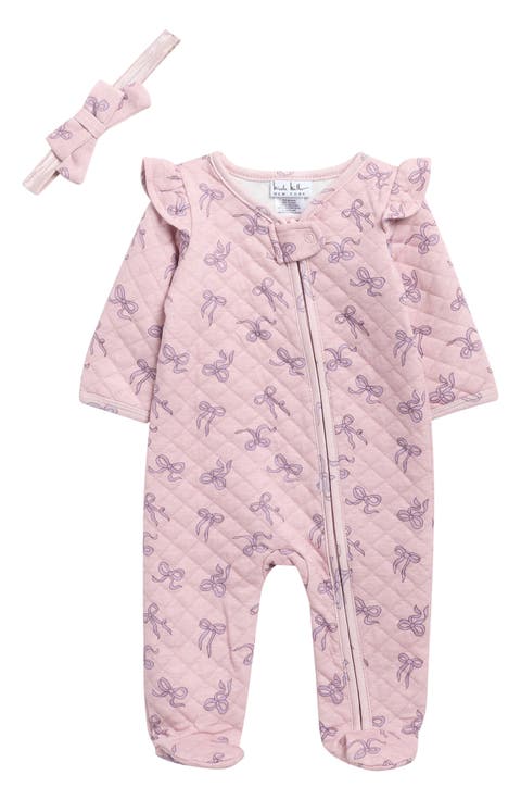 Quilted Footie & Headband Set (Baby)