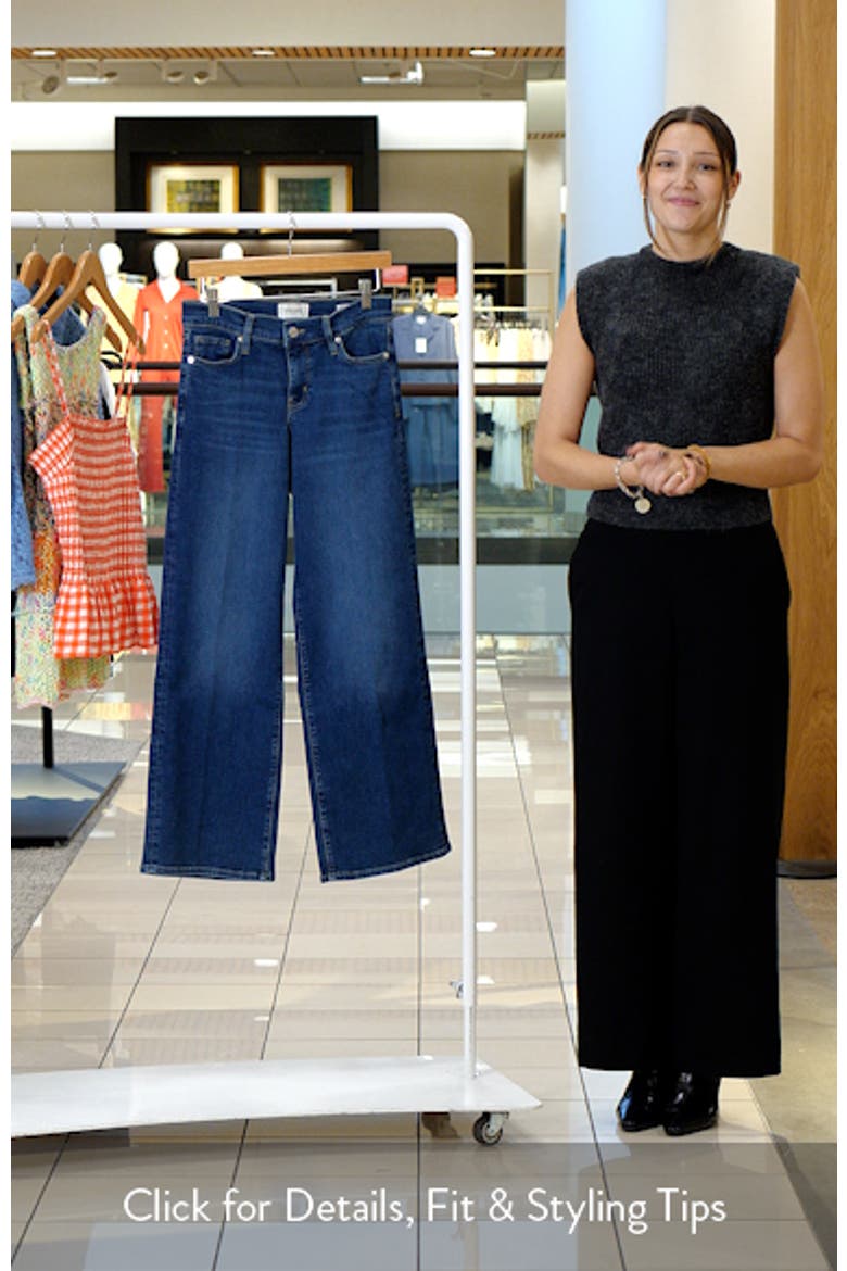 Le Slim Palazzo Wide Leg Jeans video