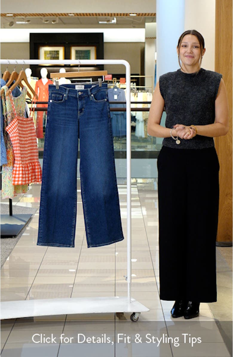 Le Slim Palazzo Wide Leg Jeans, sales video thumbnail