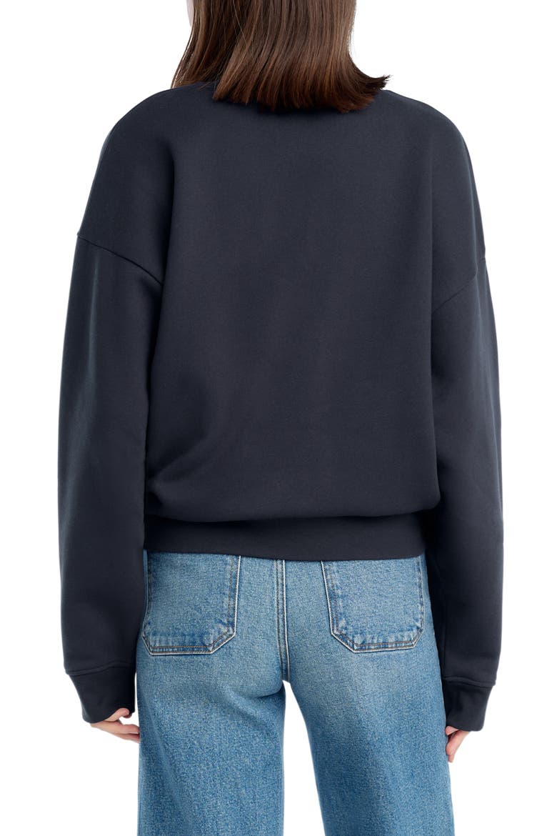 The Varsity Sweatshirt, Alternate, color, NAVY/ WHITE