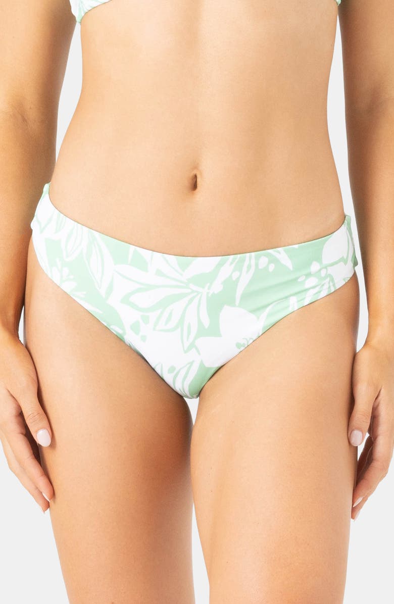 Roxy Oceanside Hipster Bikini Bottoms, Main, color, Seafoam