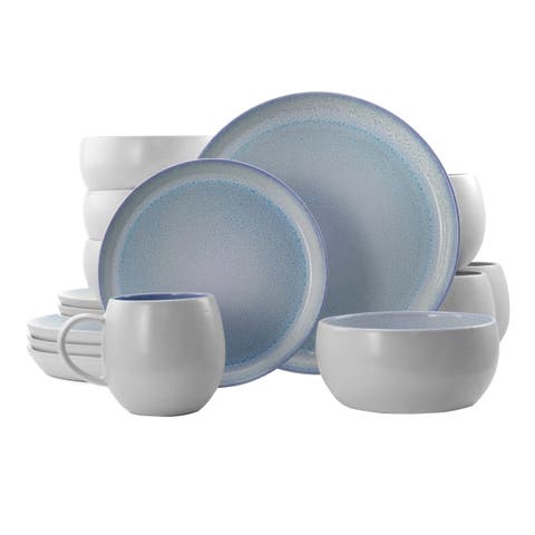 Mocha 16 Piece Stoneware Dinnerware Set