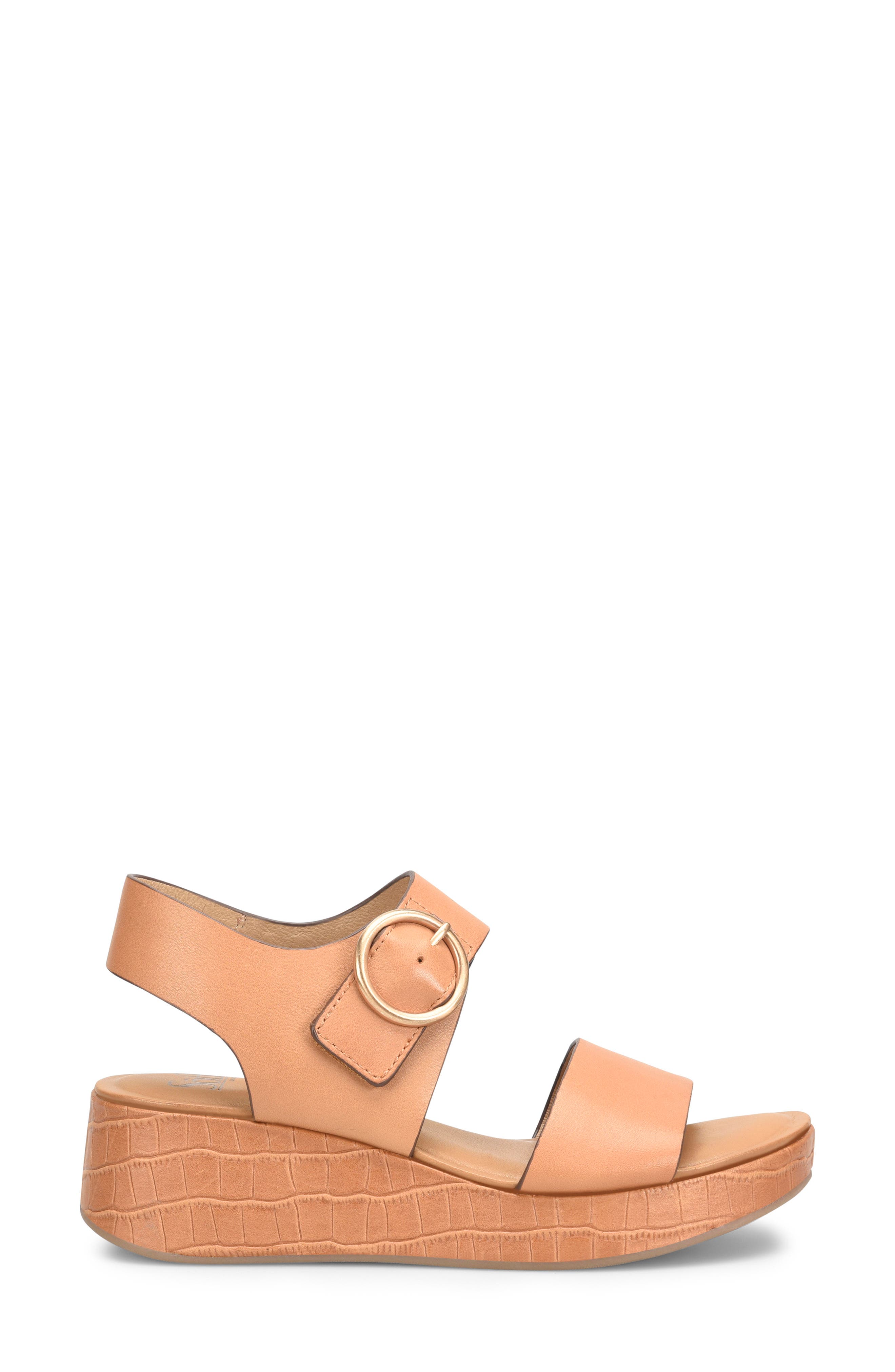 Faedra Ankle Strap Sandal, Alternate, color, LUGGAGE
