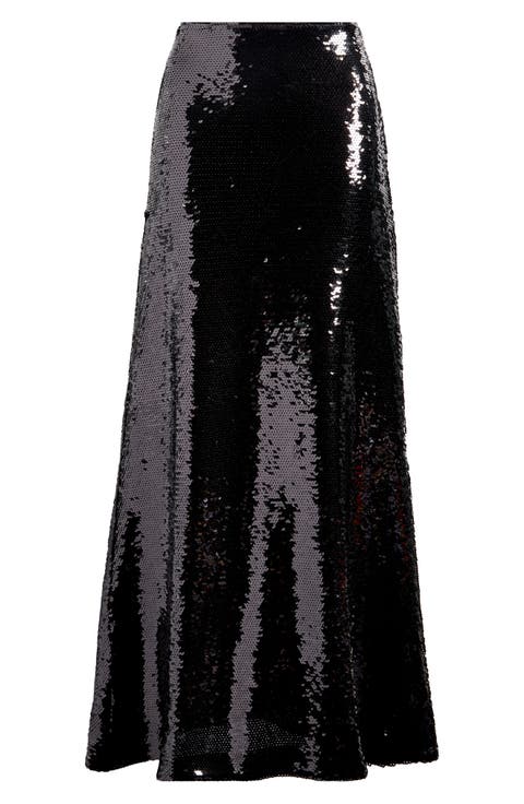 Gabriella Sequin Maxi Skirt