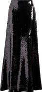 Reformation Gabriella Sequin Maxi Skirt