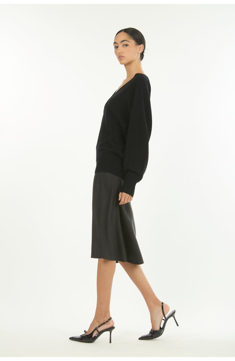 SECRET MISSION Haven Sweater, Alternate, color, Black